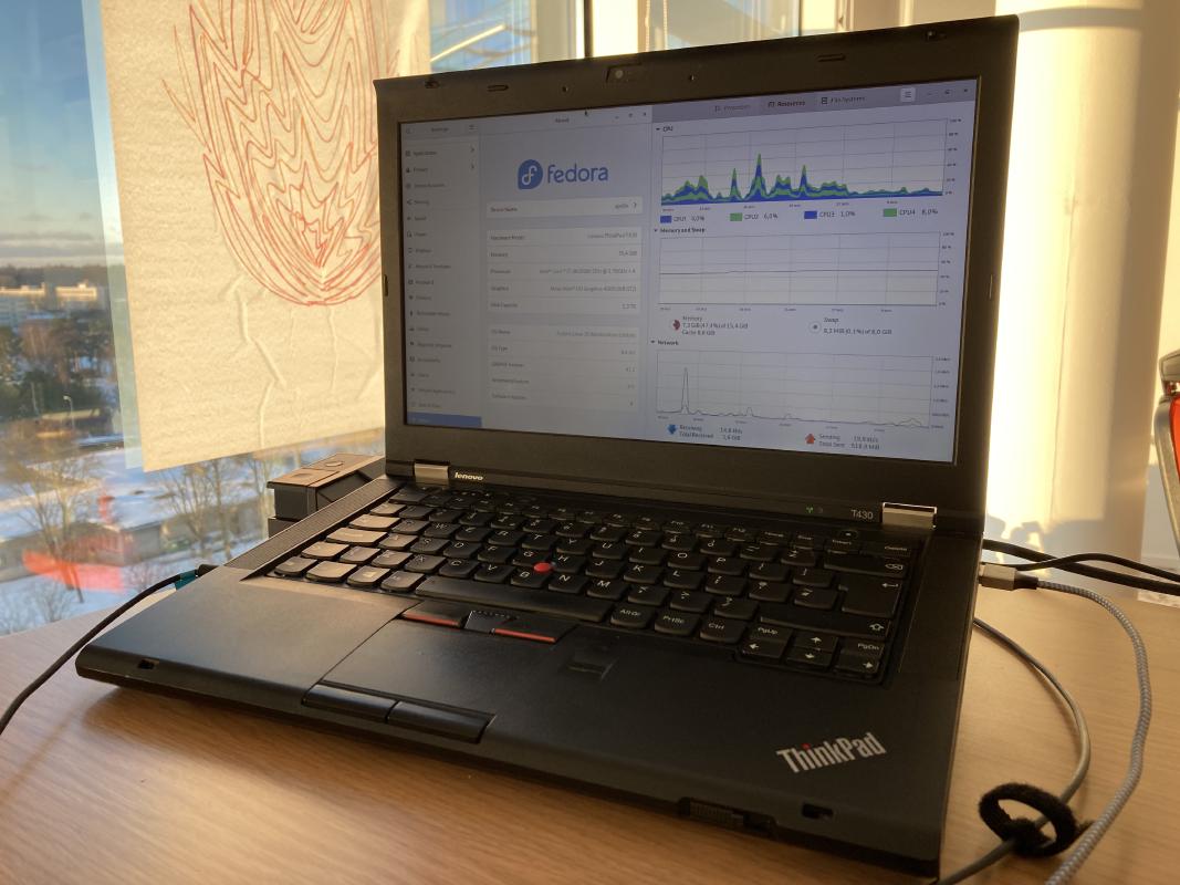 ThinkPad T430 in all its glory.