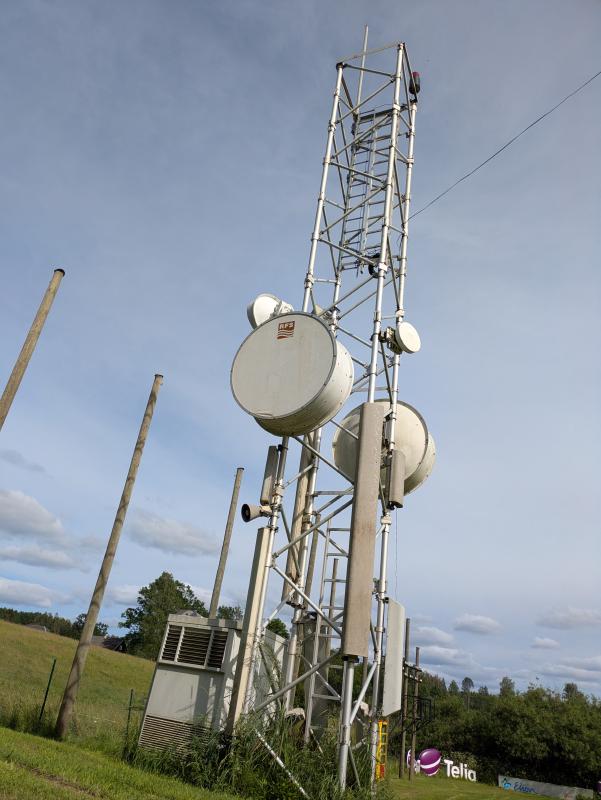The cell tower in all its glory.