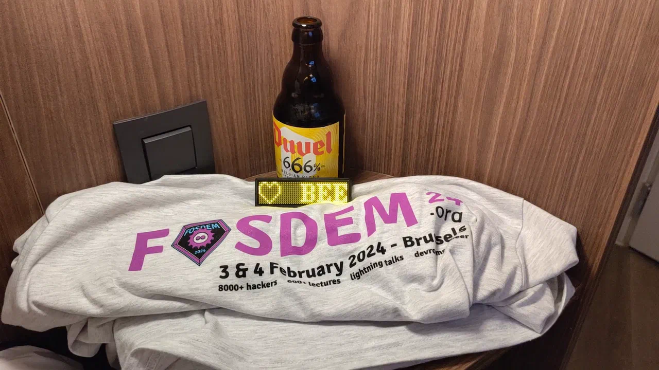 FOSDEM 2024: my experience, some notes and tech tips